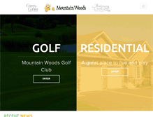 Tablet Screenshot of mountainwoods.ca
